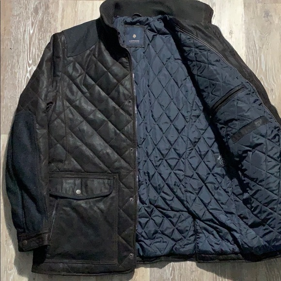 🔥Kapraun Men’s Leather Jacket Sz L - Picture 7 of 8